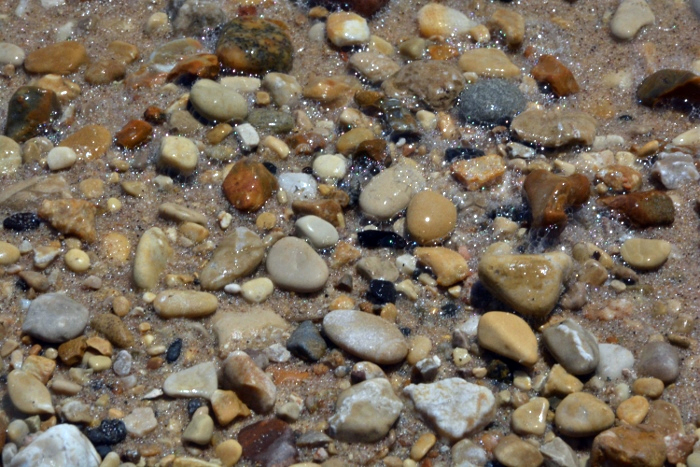 rocks on beach